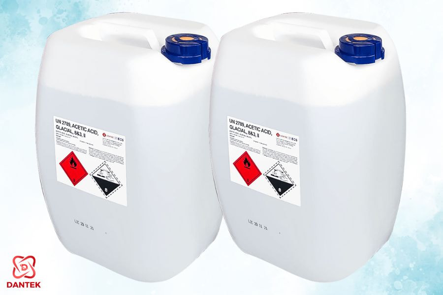 Acetic acid CH3COOH 99%, Hàn Quốc, 30kg/can