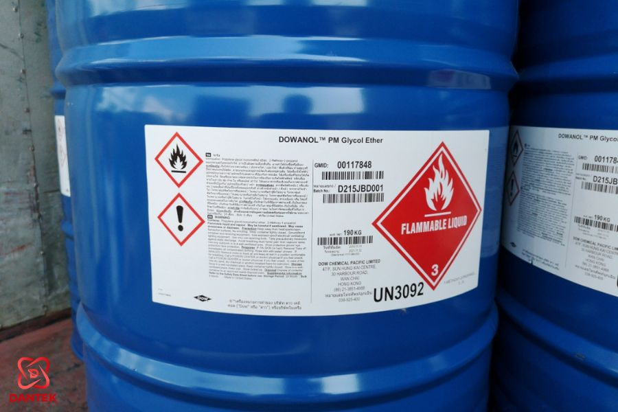 Propylene Glycol Monomethyl Ether, C4H10O2, Đài Loan, 190 kg/phuy