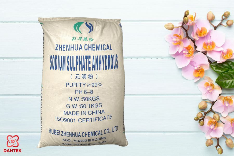 Sodium sulfate Na2SO4 99%, Trung Quốc, 50kg/bao